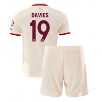 Bayern Munich Alphonso Davies #19 Tretí Detský futbalový dres 2024-25 Krátky Rukáv (+ trenírky)